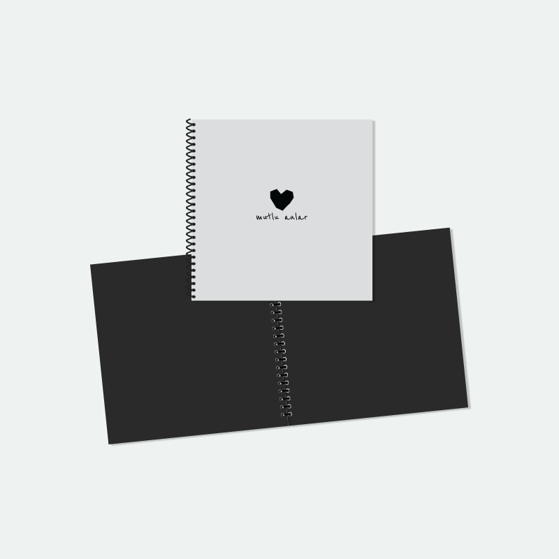 Mutlu Anlar Kalp Anı Defteri