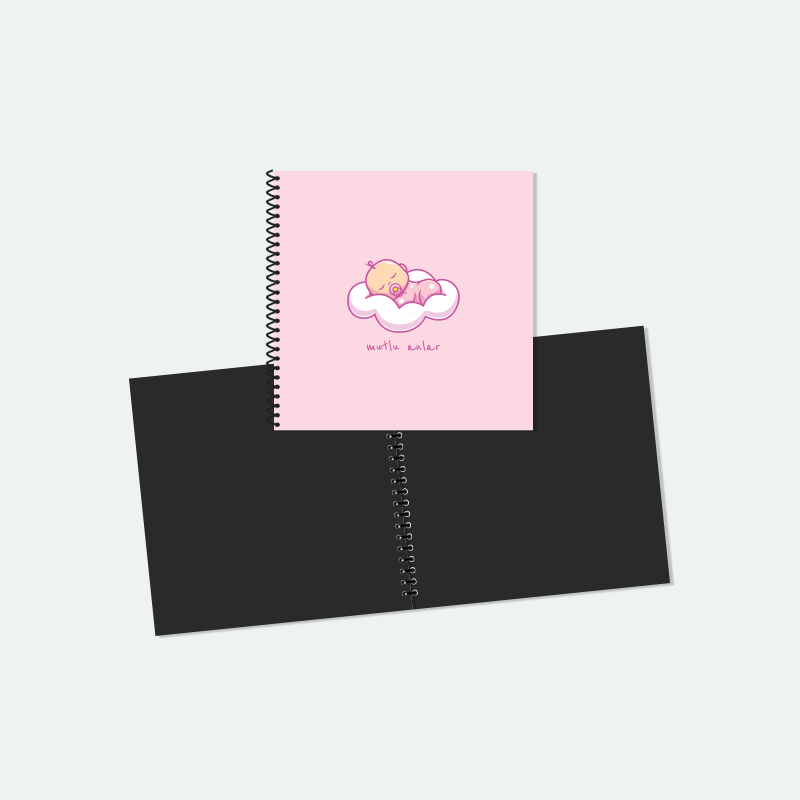 Mutlu Anlar Kız Bebek Anı Defteri