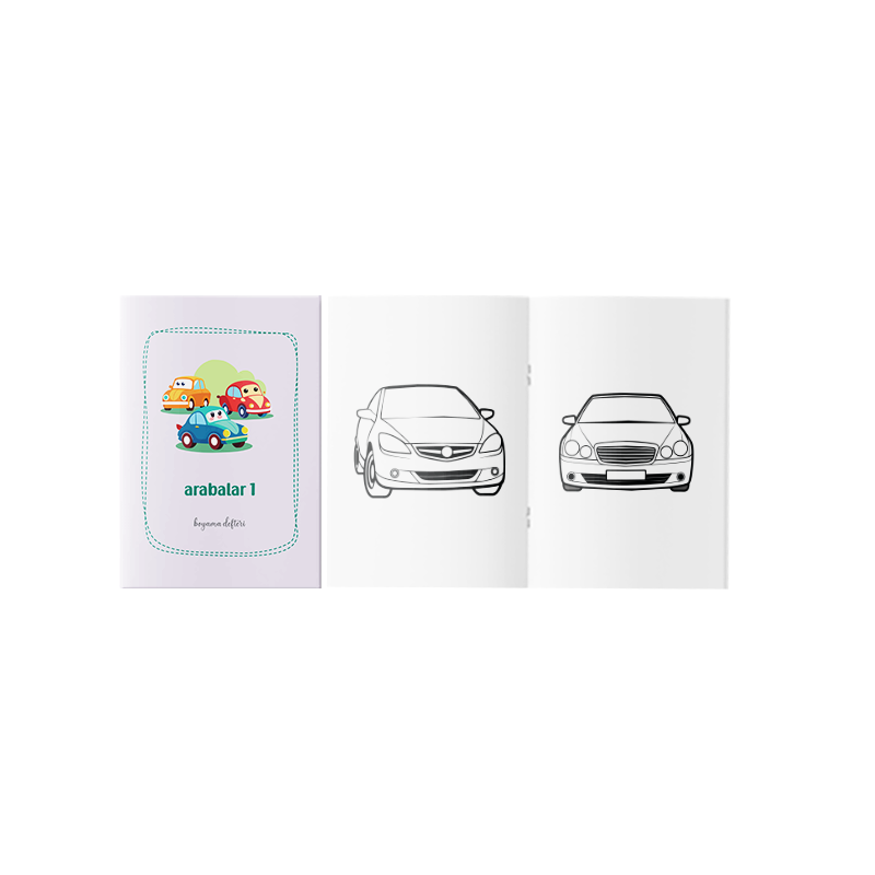 Arabalar Boyama Kitabı 1