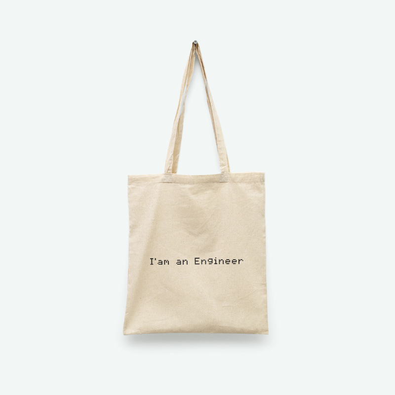 I’m Engineer Baskılı Tote Bez Alışveriş Çantası