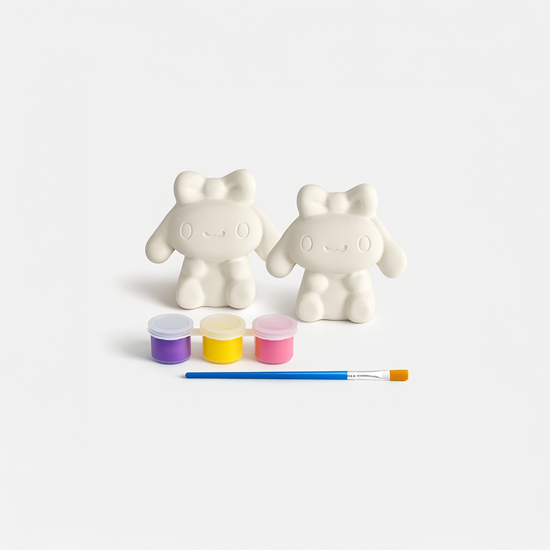 Sevimli Karakterler Cinnomoroll Beton Taş Boyama Seti