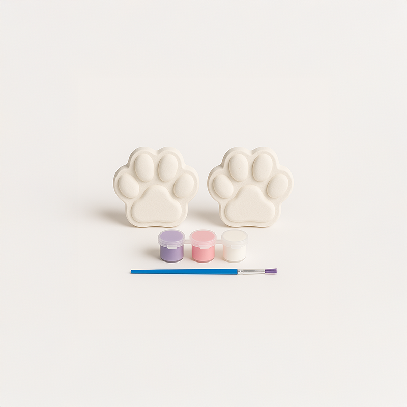 Sevimli Pati Beton Taş Boyama Seti