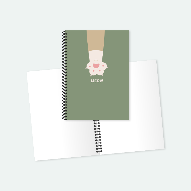 Sevimli Pati 2 Helezon Spiralli A5 Not Defteri