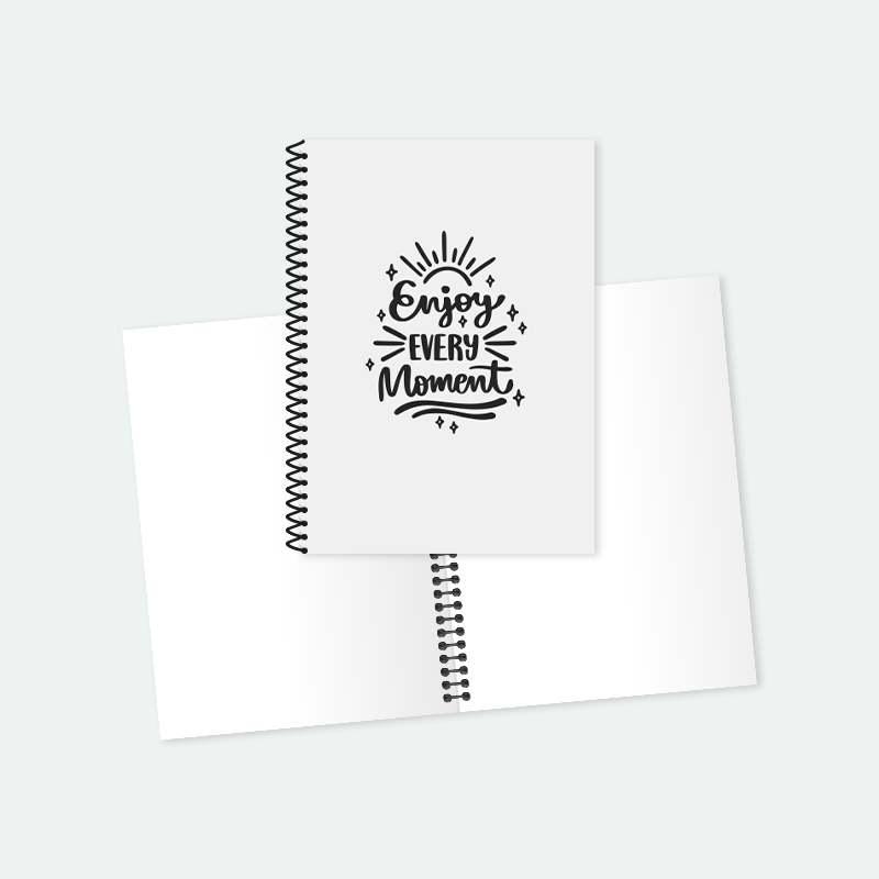 Motivasyon Baskılı Helezon Spiralli A5 Not Defteri