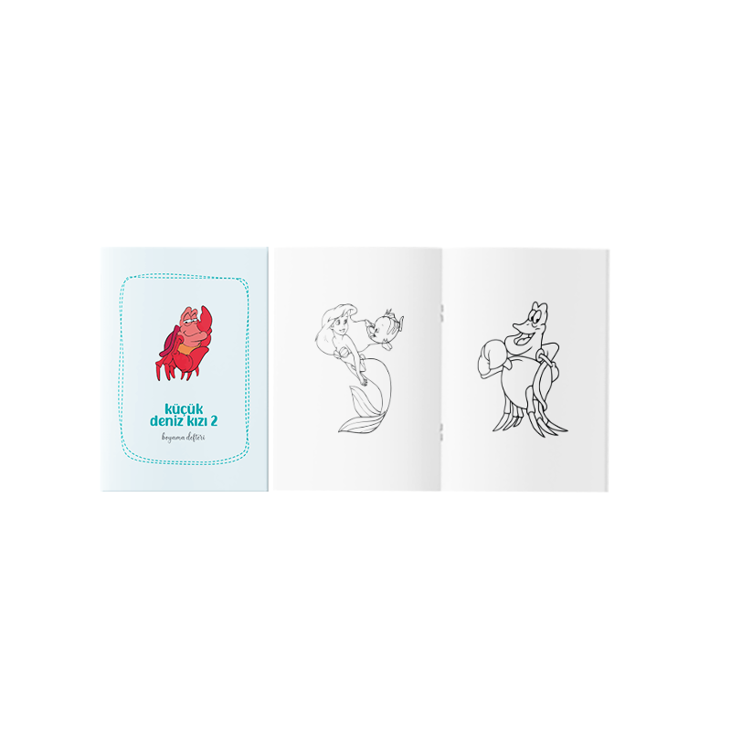 Küçük Deniz Kızı Boyama Kitabı 2