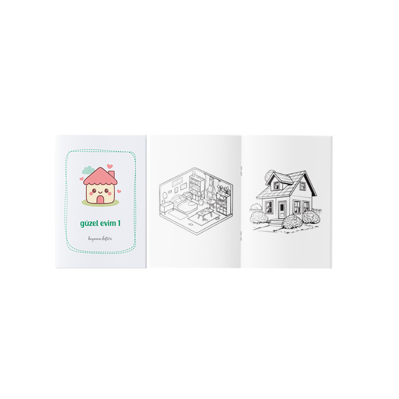 Güzel Evim Boyama Kitabı 1