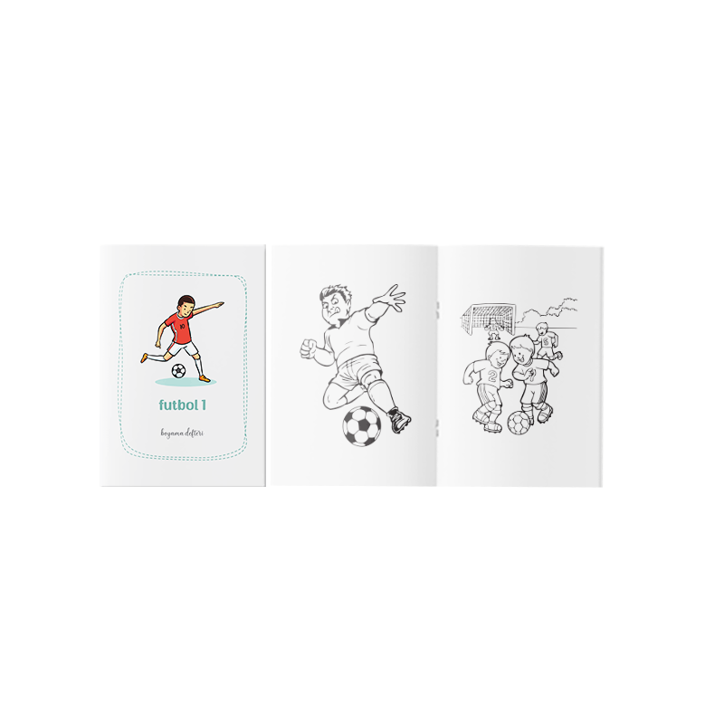 Futbol Boyama Kitabı 1