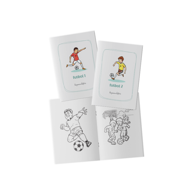 Futbol Boyama Kitabı 2’li Set