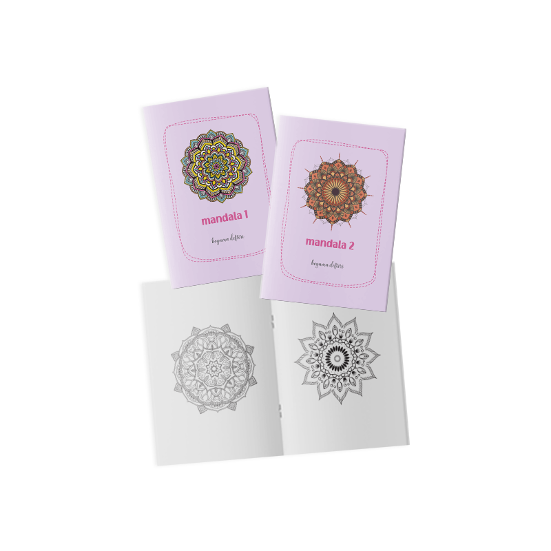 Mandala Boyama Kitabı 2’li Set