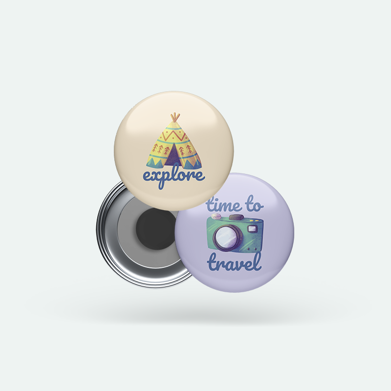 Gezgin 2’li Buton Magnet Seti