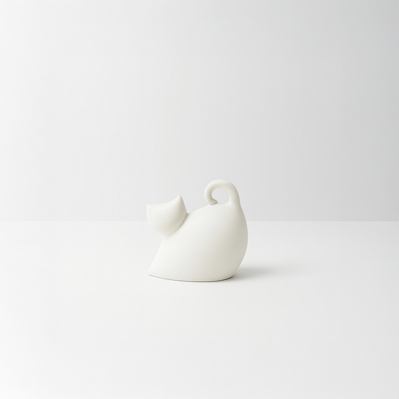 Dekoratif Beton Kedi Stopper / Biblo