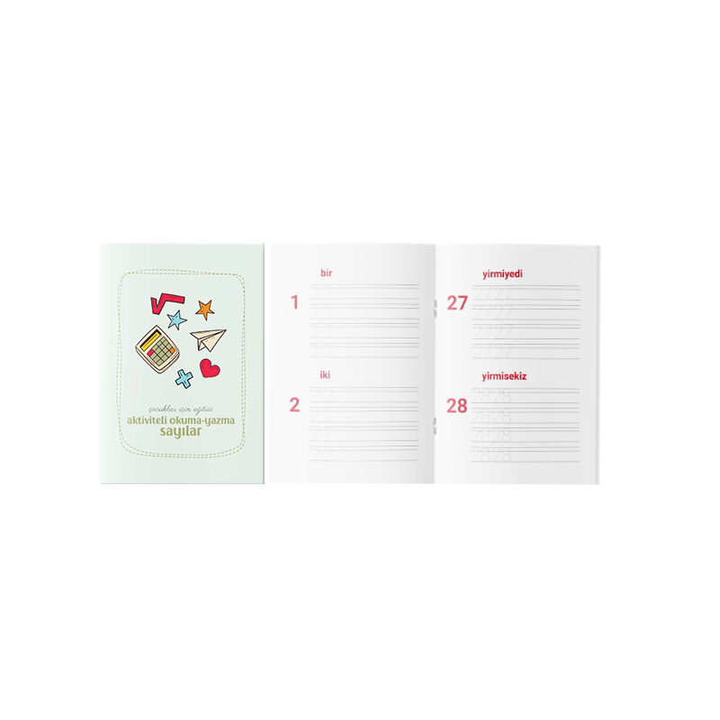 Okula Hazırlık Eğitici Okuma-Yazma Aktivite Kitabı – Sayılar