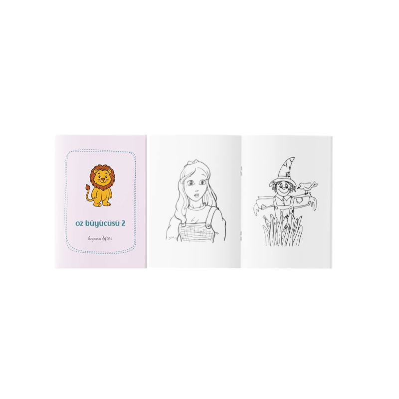 Oz Büyücüsü Boyama Kitabı 2