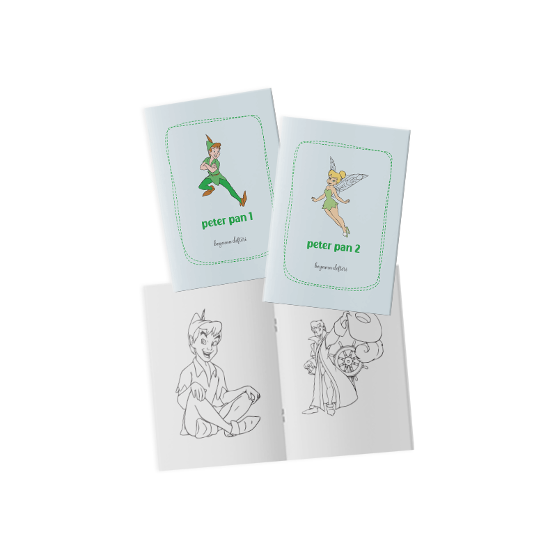Peter Pan Boyama Kitabı 2’li Set