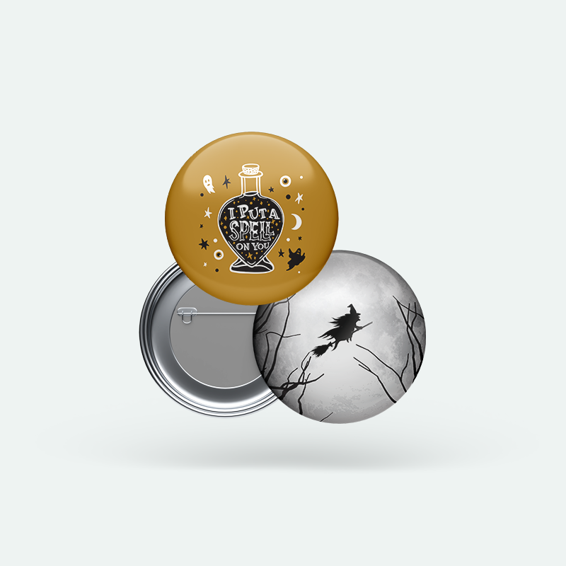 Cadı ve İksir 2’li Buton Rozet Seti