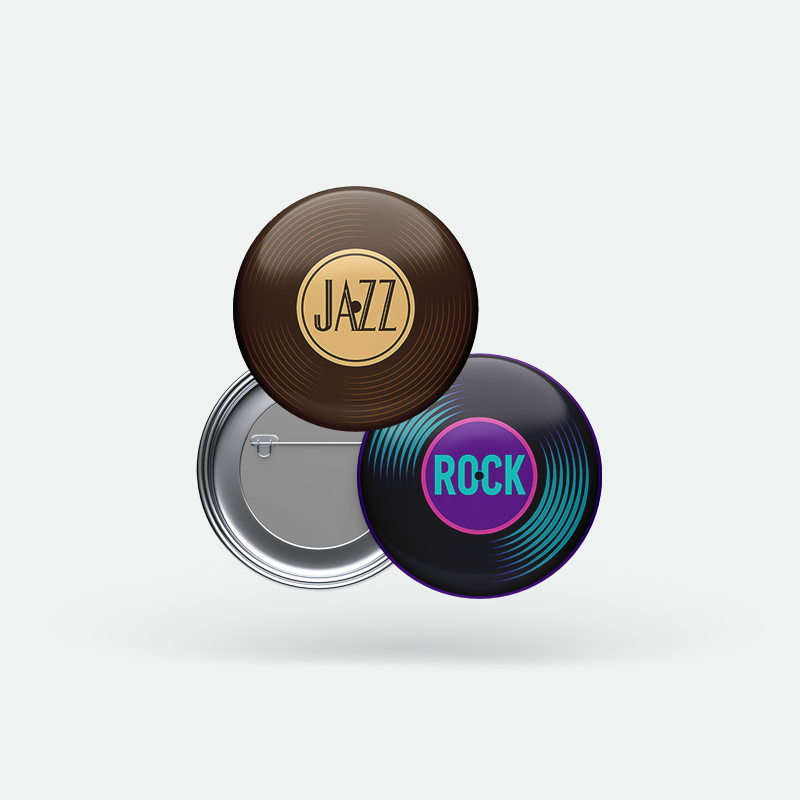 Nostaljik Plaklar 2’li Buton Rozet Seti