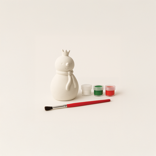 Kardan Adam Beton Saksı Taş Boyama Seti