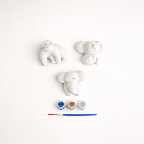 Sevimli Hayvanlar 2 Beton Taş Boyama Seti