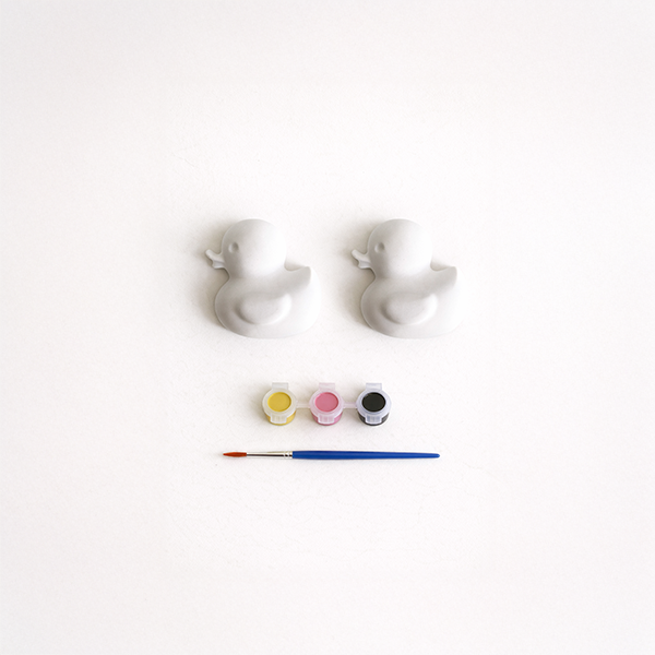 Sevimli Ördek Beton Taş Boyama Seti