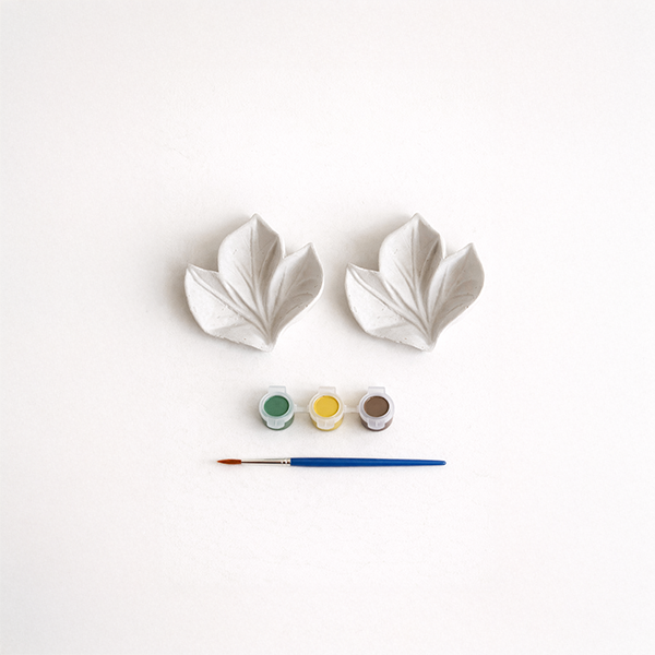 Beton Yaprak 1 Taş Boyama Seti